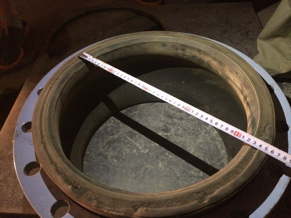 上海淞江橡膠接頭，大口徑法蘭橡膠接頭，橡膠接頭試壓，橡膠接頭漏水
